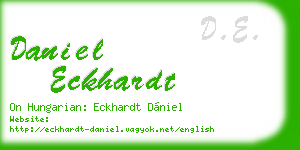 daniel eckhardt business card
