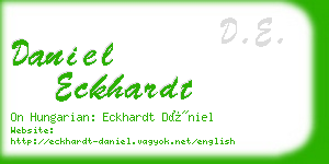 daniel eckhardt business card